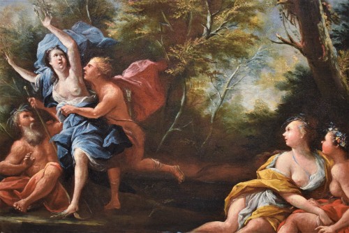 XVIIIe siècle - Apollon et Daphné - Michele Rocca (1666-1751)